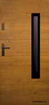 Drzwi zewnętrzne drewniane płytowe DPC13 CIEPŁE w sklepie internetowym Homedoors.eu 