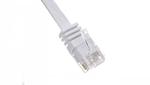 Kabel krosowy pÃÂaski patchcord U/UTP kat.5e biaÃÂy 2m 93359 w sklepie internetowym CSEiE.com.pl