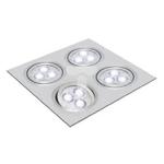 Oprawa LED MODENA sufitowa 4x3x1W 230V kwadrat ciepÃÂy biaÃÂy LD-MD4330-53 w sklepie internetowym CSEiE.com.pl