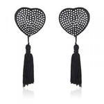 Heart shine nipples tassels (argento) w sklepie internetowym eRozkosz.pl