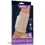 Vibrating Ridge Knights Ring (White) w sklepie internetowym eRozkosz.pl