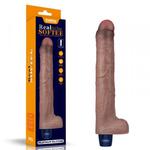 10.5" REAL SOFTEE Rechargeable Silicone Vibrating Dildo w sklepie internetowym eRozkosz.pl