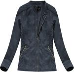 DEKATYZOWANA BLUZA KURTKA NA GUZIKI D310 JASNY JEANS - Jasny Jeans w sklepie internetowym netmoda.pl