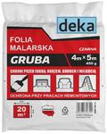 FOLIA MALARSKA GRUBA CZARNA 4*5M 450G w sklepie internetowym super-filtry.pl