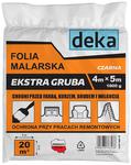 FOLIA MALARSKA EXTRA GRUBA CZARNA 4*5M 1000G w sklepie internetowym super-filtry.pl