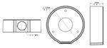 Puszka montażowa adapter BCS-P-A173 w sklepie internetowym ABC VISION 