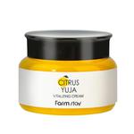 FarmStay - Citrus Yuja Vitalizing Cream, 100g - rozjaśniający krem do twarzy w sklepie internetowym LaRose