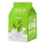 Apieu Milk One Pack #Greentea Milk 1ea - nawilżająca maseczka do twarzy w sklepie internetowym LaRose