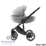 Max 500 2w1 Dolomite Silver Light Dada Prams wózek dziecięcy zapewniający idealny komfort maluszka w sklepie internetowym Dziecięcy Świat