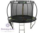 Trampolina LEAN Sport Max 8ft Czarno-Zielona w sklepie internetowym Dziecięcy Świat