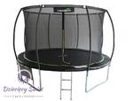 Trampolina LEAN Sport Max 12ft Czarno-Zielona w sklepie internetowym Dziecięcy Świat