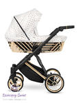 Ivento Glam 2w1 Gold White Style Kunert wózek dziecięcy o nowoczesnym design w sklepie internetowym Dziecięcy Świat