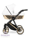 Ivento Glam 2w1 Gold White Pearl Kunert wózek dziecięcy o nowoczesnym design w sklepie internetowym Dziecięcy Świat