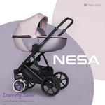 NESA 2w1 Riko kolor Pearl Pink wózek dziecięcy w nowoczesnym stylu w sklepie internetowym Dziecięcy Świat