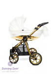 Mommy Glossy Gold White 3w1 BabyActive nowoczesny wózek dziecięcy w sklepie internetowym Dziecięcy Świat