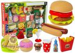 Zestaw Hamburger z artykułami spożywczymi Fast Food w sklepie internetowym Dziecięcy Świat