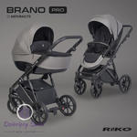 Brano Pro Riko kolor Anthracite wózek dziecięcy do 22 kg w wersji 2w1 w sklepie internetowym Dziecięcy Świat