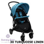 LOCA Coto Baby Turquoise Len komfortowy wózek spacerowy w sklepie internetowym Dziecięcy Świat