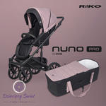 Nuno Pro marki Riko kolor Rose nowoczesny model wózka spacerowego z miękką gondolą. w sklepie internetowym Dziecięcy Świat
