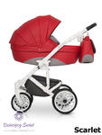 XENON 3w1 EXPANDER kolor Scarlet wózek dziecięcy obszyty w eco skórze w sklepie internetowym Dziecięcy Świat