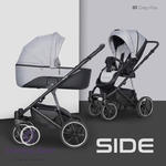 SIDE 3w1 Riko Grey Fox wielofunkcyjny wózek dziecięcy w sklepie internetowym Dziecięcy Świat