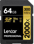 Karta pamięci Lexar SDXC 64GB 2000x (300MB/s) w sklepie internetowym Fotopanorama.pl