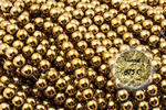 Kamienie Hematyt 2745kp 4mm 1sznur - Złoty \ 4 mm w sklepie internetowym Onyks.eu