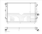 Chłodnica, układ chłodzenia silnika TYC 702-0024-R w sklepie internetowym AutoSklep.net