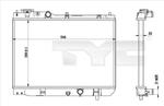 Chłodnica, układ chłodzenia silnika TYC 720-0001-R w sklepie internetowym AutoSklep.net