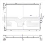 Chłodnica, układ chłodzenia silnika TYC 703-0006-R w sklepie internetowym AutoSklep.net