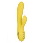 Żółty wibrator króliczek - 10 trybów wibracji w sklepie internetowym Sexshop112.pl