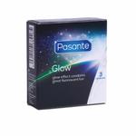 Pasante Glow (1op./3szt.) - prezerwatywy świecące w ciemności w sklepie internetowym Sexshop112.pl