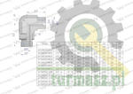 Kolanko hydrauliczne nastawne calowe BB 1/2" x 3/4" BSP z regulacją Waryński w sklepie internetowym turmasz.pl