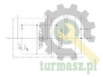 Rozdzielacz hydrauliczny (80 l/m) 2 sekc. ster. ręczno elektryczne 12 VDC w sklepie internetowym turmasz.pl