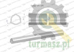 Rura wewnętrzna Seria 2R, rura zewnętrzna Seria 1R do wału 510 przegubowo-teleskopowego 36x3.2 mm 390 mm WARYŃSKI w sklepie internetowym turmasz.pl