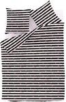Czarno-Biała pościel AMORE 160x200 cm + 2x 70x80 cm w sklepie internetowym domti.pl