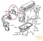 osłona górna wew. paska rozrządu 1,6 diesel Mazda 3 / 2 /no 10-540/ w sklepie internetowym Fox.rzeszow.pl