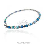 Modna biżuteria z kamieniami - Opal niebieski australijski w sklepie internetowym AnKa Biżuteria