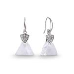 Eleganckie kolczyki srebrne Swarovski Biżuteria ślubna w sklepie internetowym AnKa Biżuteria