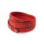 Swarovski biżuteria - bransoletka czerwona z kryształami Swarovski w sklepie internetowym AnKa Biżuteria