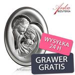 Obrazek srebrny Święta Rodzina Grawer Gratis w sklepie internetowym AnKa Biżuteria