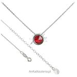 Biżuteria Swarovski - Naszyjnik Swarovski kolor czerwony w sklepie internetowym AnKa Biżuteria