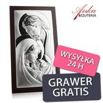 Obrazek srebrny Święta Rodzina 14 cm *26 cm w sklepie internetowym AnKa Biżuteria