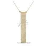 Biżuteria srebrna: Naszyjnik srebrny pozłacany "Kleopatra" w sklepie internetowym AnKa Biżuteria