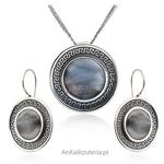 Komplet biżuterii srebrnej Biżuteria srebrna w sklepie internetowym AnKa Biżuteria
