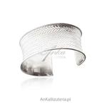 Piękna bransoletka srebrna Szeroka bransoletka w sklepie internetowym AnKa Biżuteria