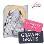 Obrazek srebrny Madonna z dzieciątkiem 12 * 17 cm w sklepie internetowym AnKa Biżuteria