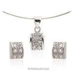 Komplet biżuteria srebrna z cyrkoniami Sklep internetowy w sklepie internetowym AnKa Biżuteria