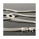 Łańcuszek srebrny 45cm SNAKE Kaszmirowy splot. w sklepie internetowym AnKa Biżuteria