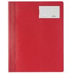 Skoroszyt A4 z kolorową okładką szerokość ponadstandardowa wykonane z PCW czerwony 250003 [WYPRZEDAŻ] w sklepie internetowym dobiura24.pl